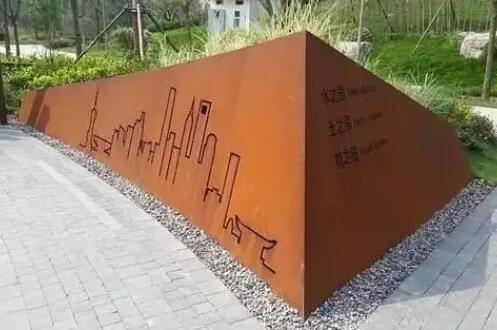 邵武耐候钢挡土墙